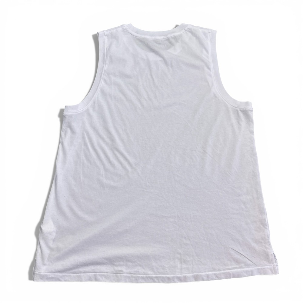 Fabletics Tank Top Womens Size Medium White Athleisure‎ Yoga Gym Activewear - Picture 2 of 13